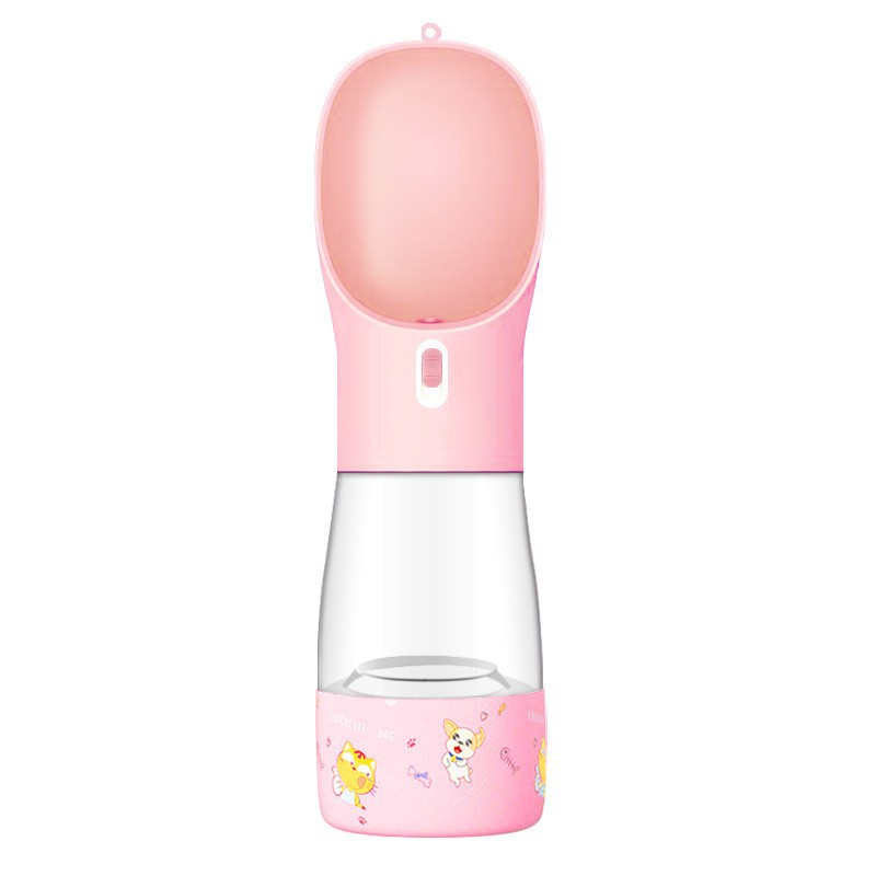 Pet Dog Water Bottle Feeder Bowl for Outdoor Travel