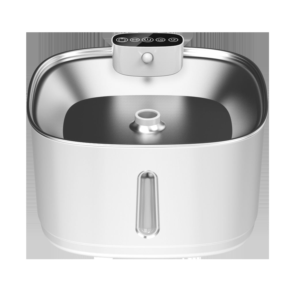 Smart Wireless Pet Water Fountain – Stainless Steel Design