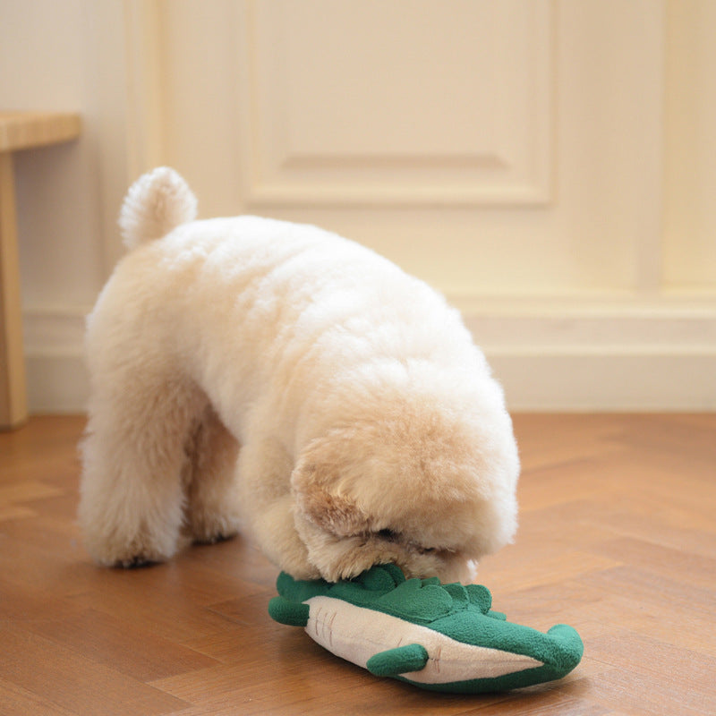 Cute Plush Dog Toy – Durable Interactive Fun