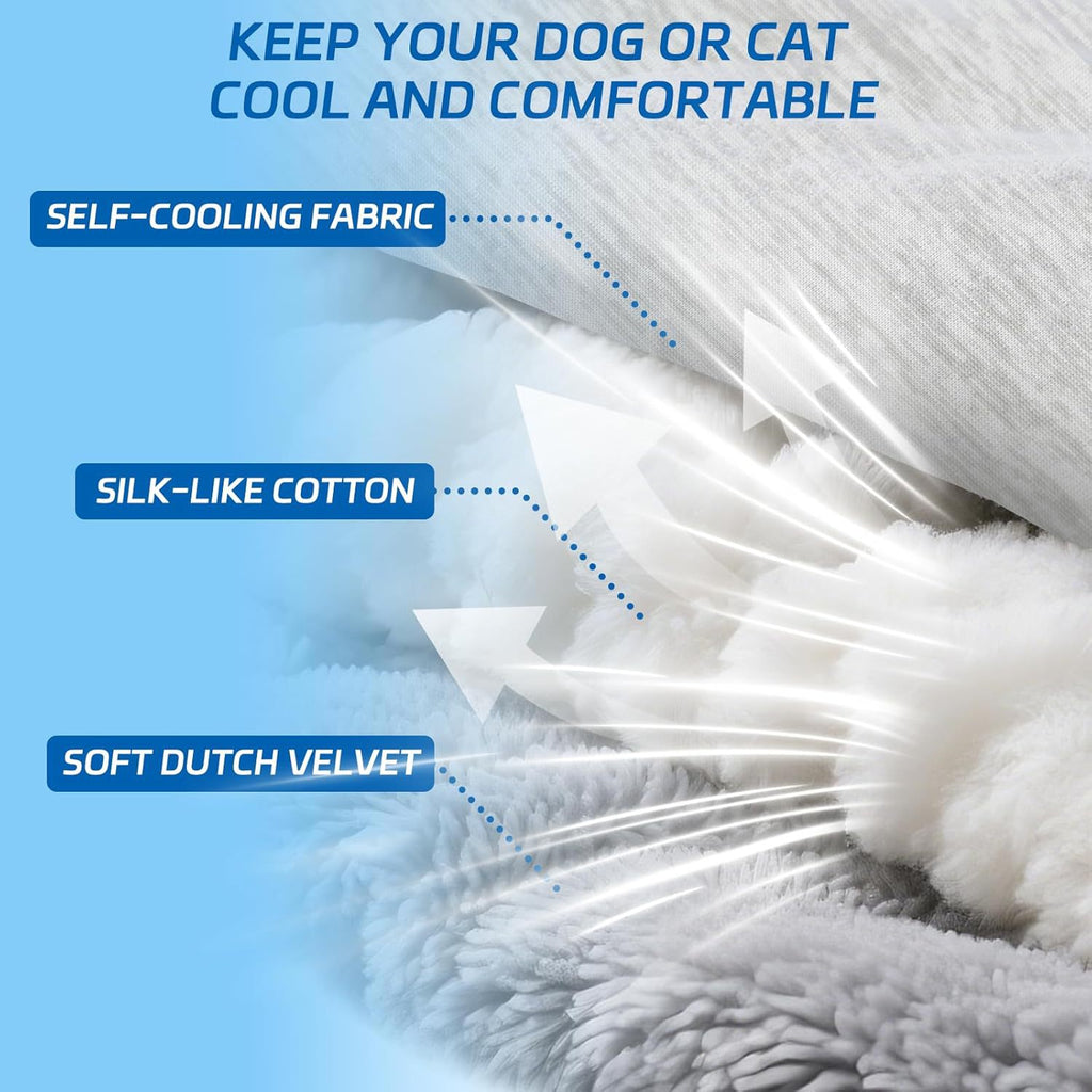 Pet Cooling Mat – Portable Machine Washable Blanket