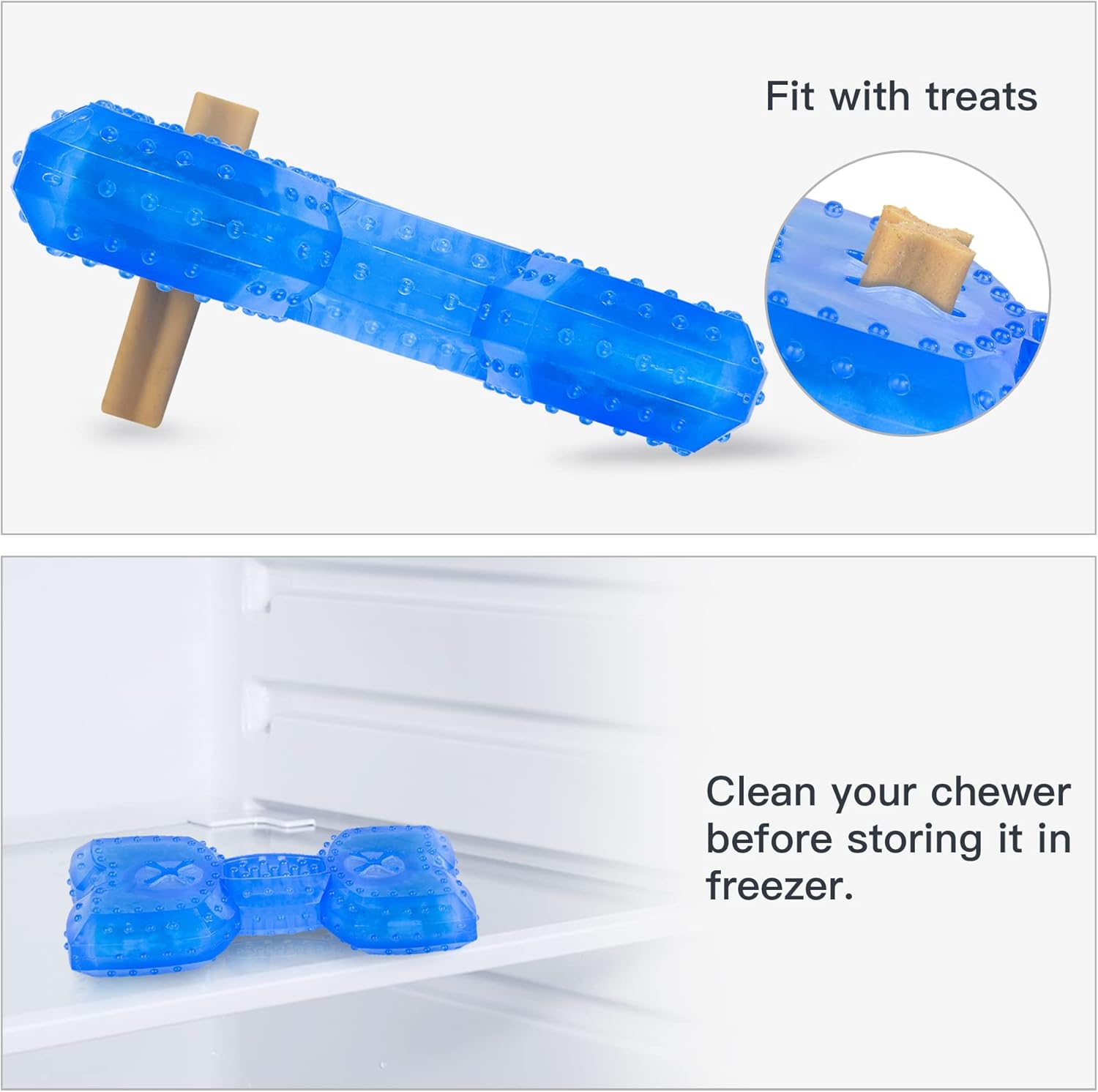 Puppy Teething Toy – Cooling Chew with Treat Slot
