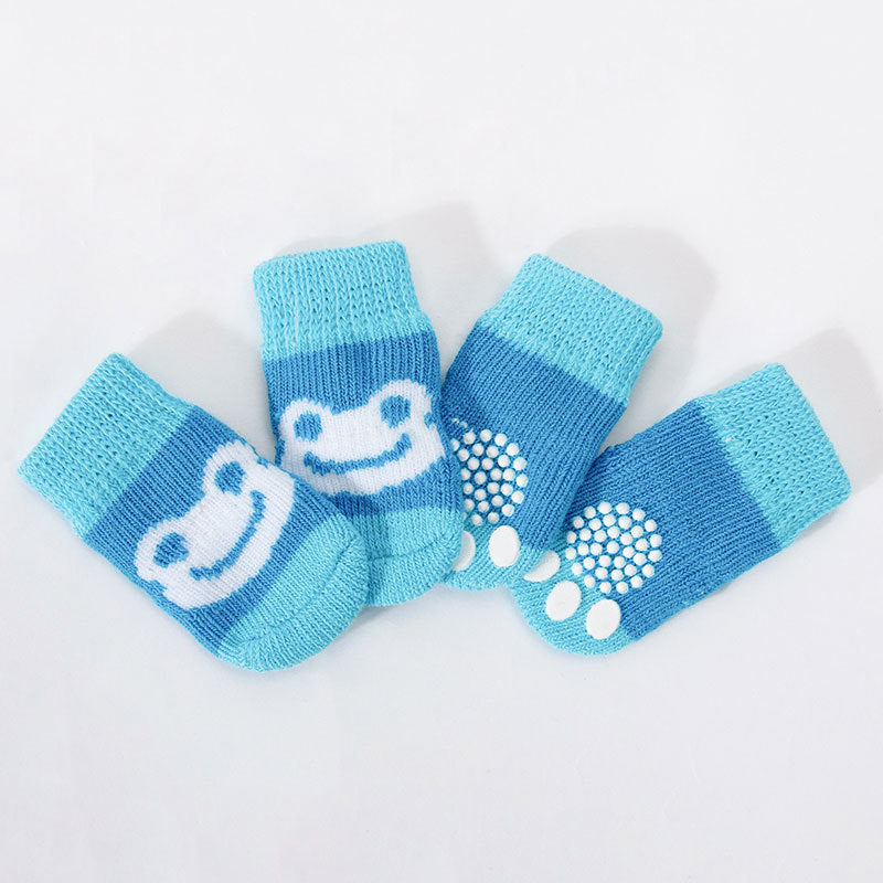 Non-Slip Bottom Pet Socks – Secure Paw Grip
