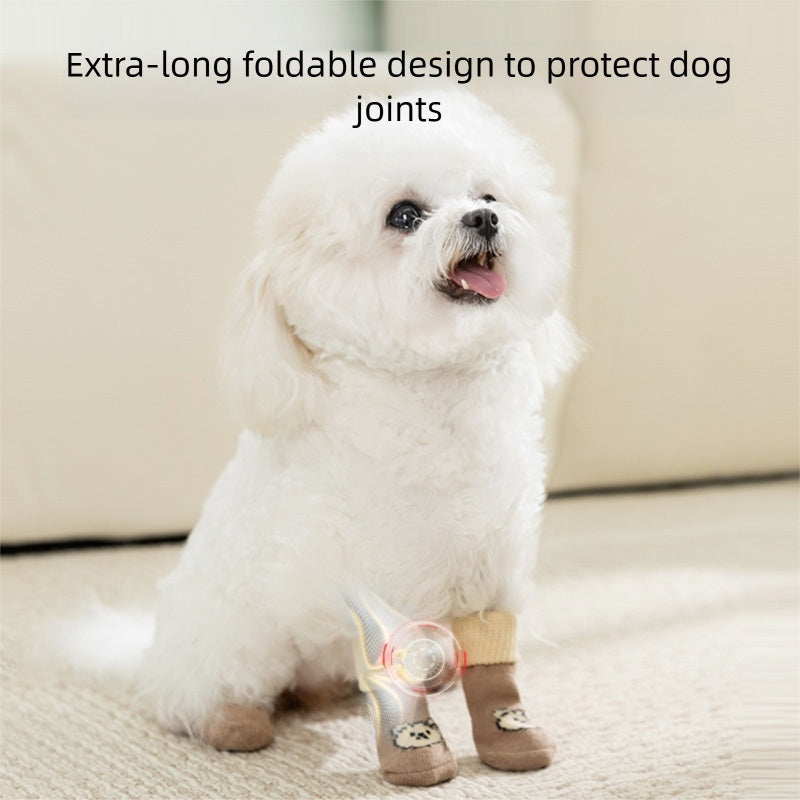 Long Tube Dog Socks – Anti-Slip Outdoor Grip