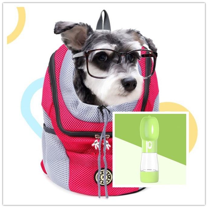 Portable Pet Backpack – Outdoor Dog Carrier Bag