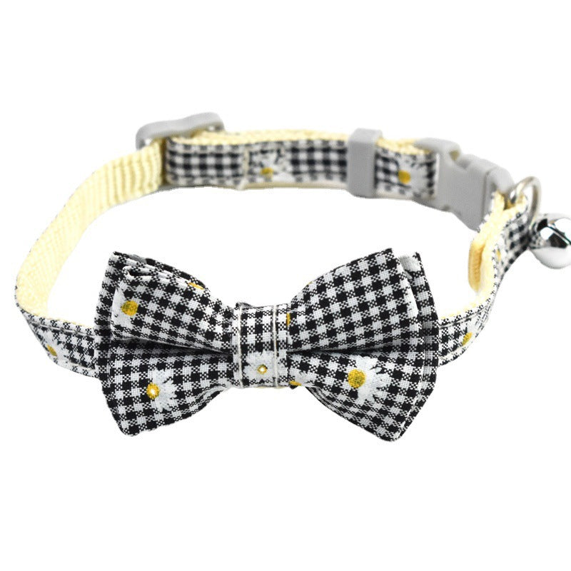 British Short Blue Cat Collar – Safety Buckle & Bell