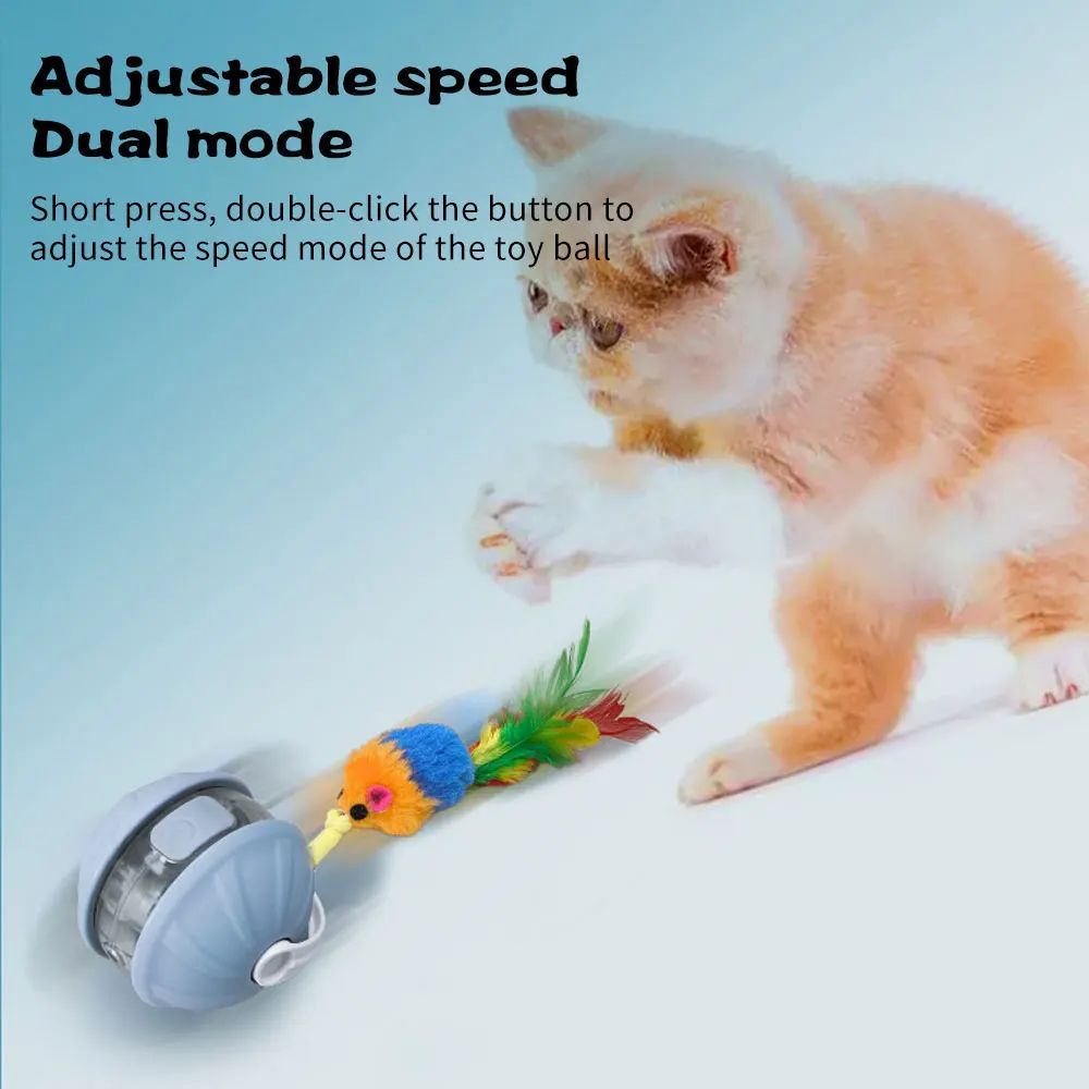 Interactive Cat Ball Toy – Automatic Rolling Fun