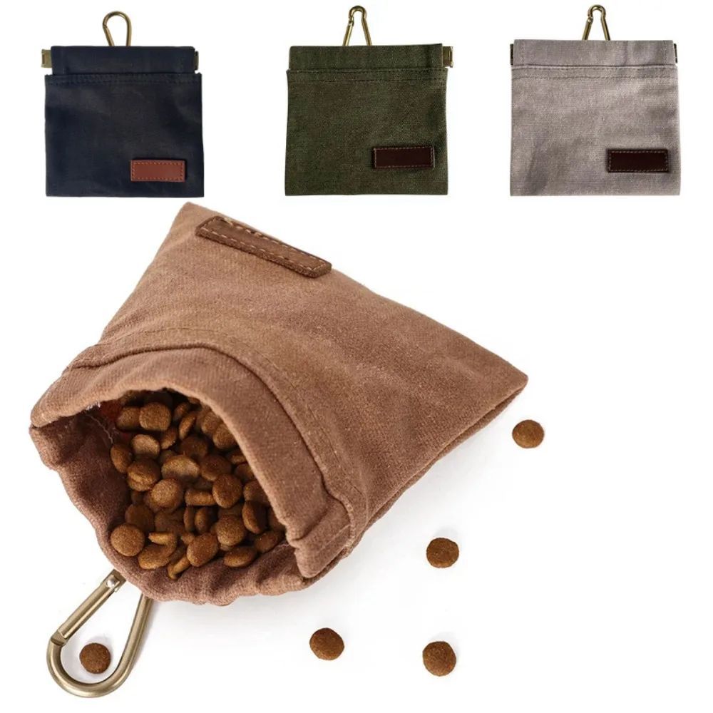 Portable Dog Training Snack Bag – With Carabiner Clip