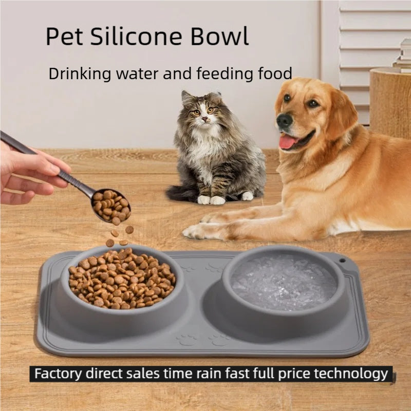 Foldable Pet Bowl – Non-Slip Travel Feeding Bowl