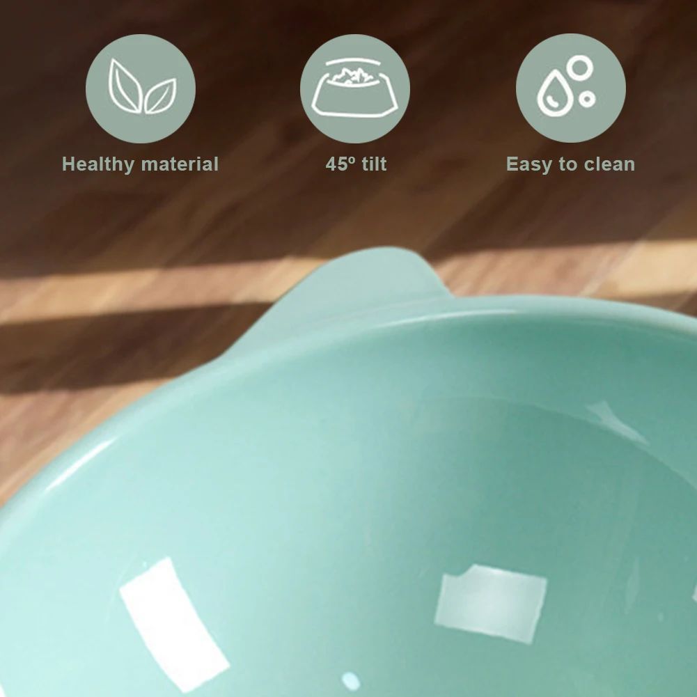 Elevated Tilted Pet Bowl – Anti Vomiting Feeding Dish