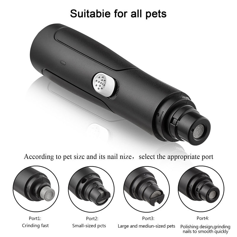 USB Pet Nail Grinder – Safe, Gentle & Automatic