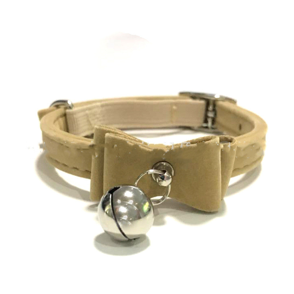 Cat Collar with Bow and Bell – Adjustable & Cute