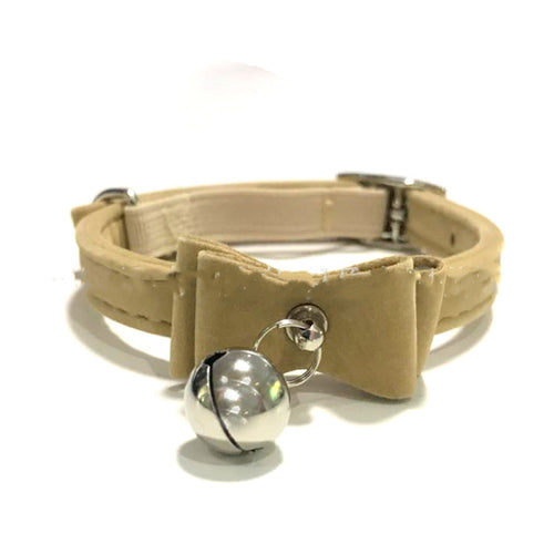 Cat Collar with Bow and Bell – Adjustable & Cute