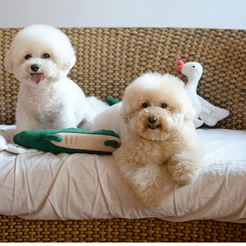 Cute Plush Dog Toy – Durable Interactive Fun