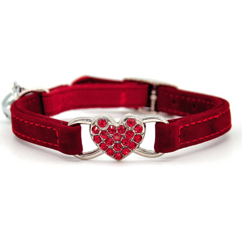 Love-Themed Cat Collar – Adjustable & Cute
