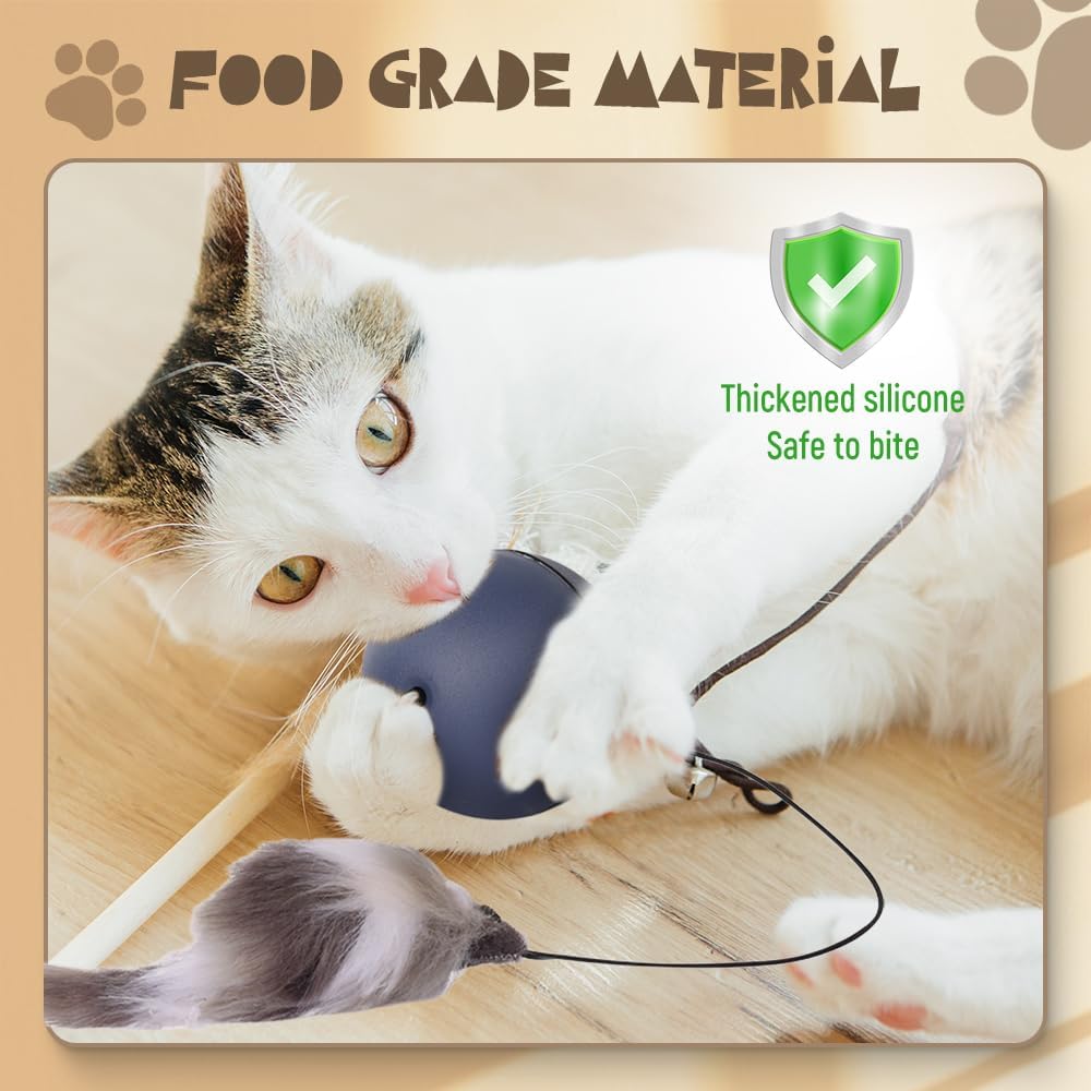 Interactive Cat Ball Toy – Automatic Smart Rolling