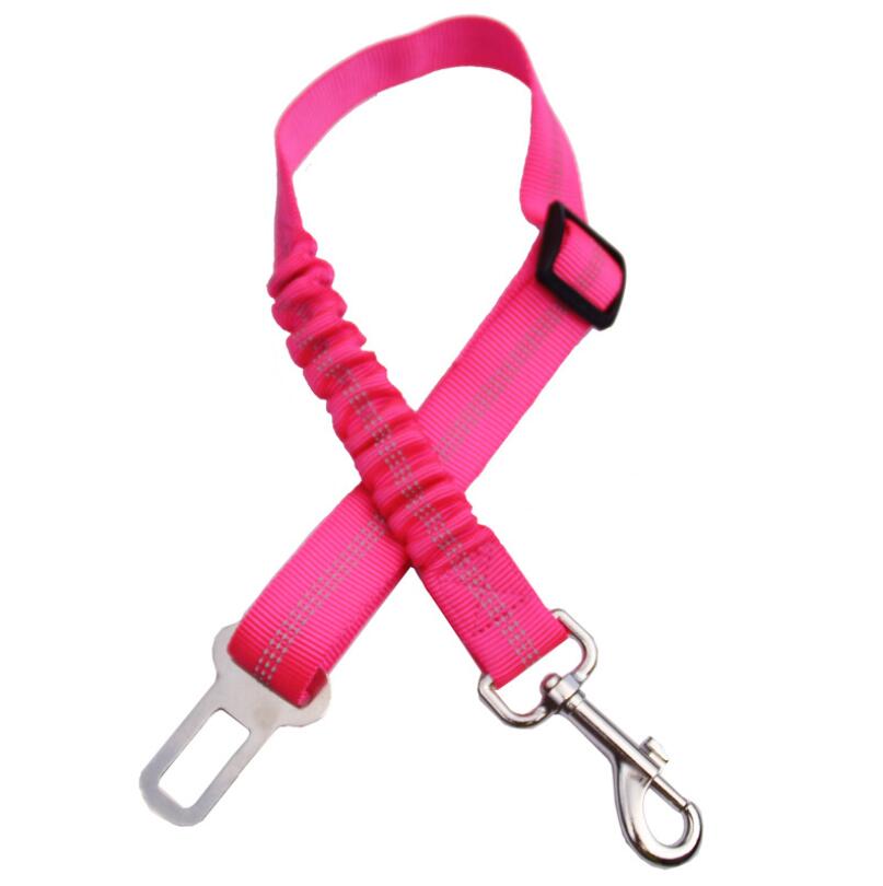 Adjustable Dog Seat Belt – Reflective Elastic Harness