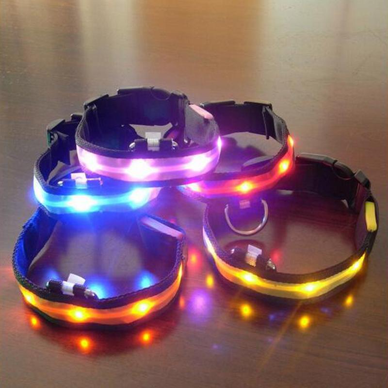 Vibrant LED Dog Collar – Bright Night Glow