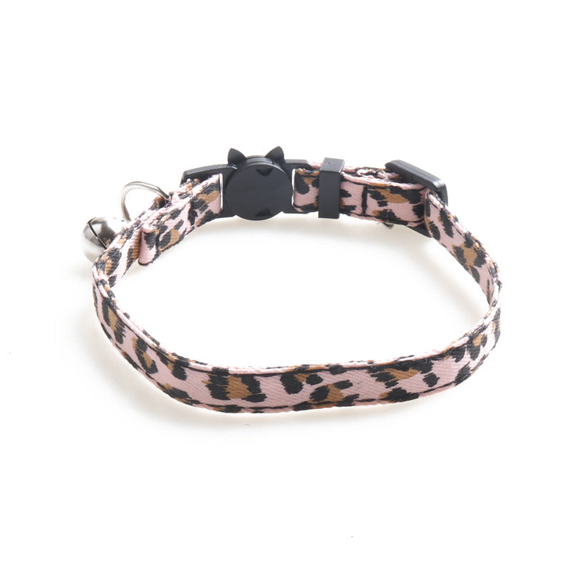 Adjustable Cat Collar with Bell – Safe & Stylish