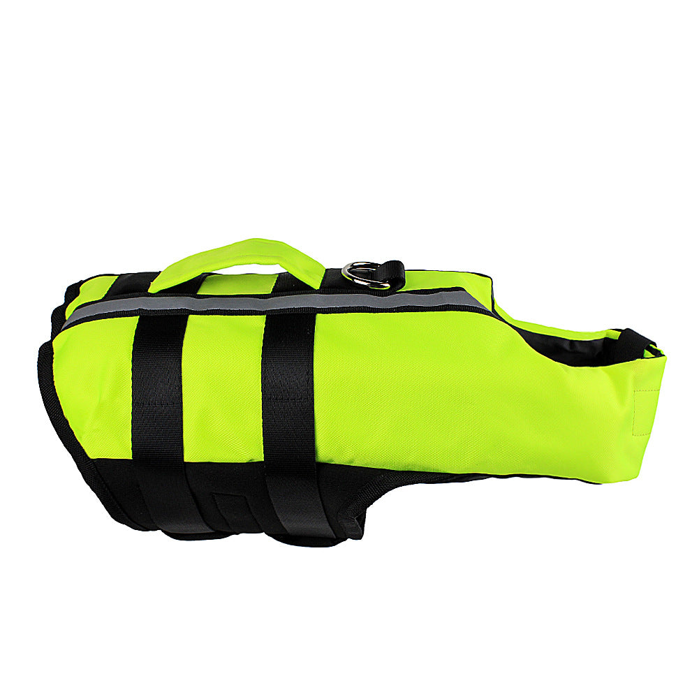 Inflatable Dog Life Vest – Diving Fabric Swimwear