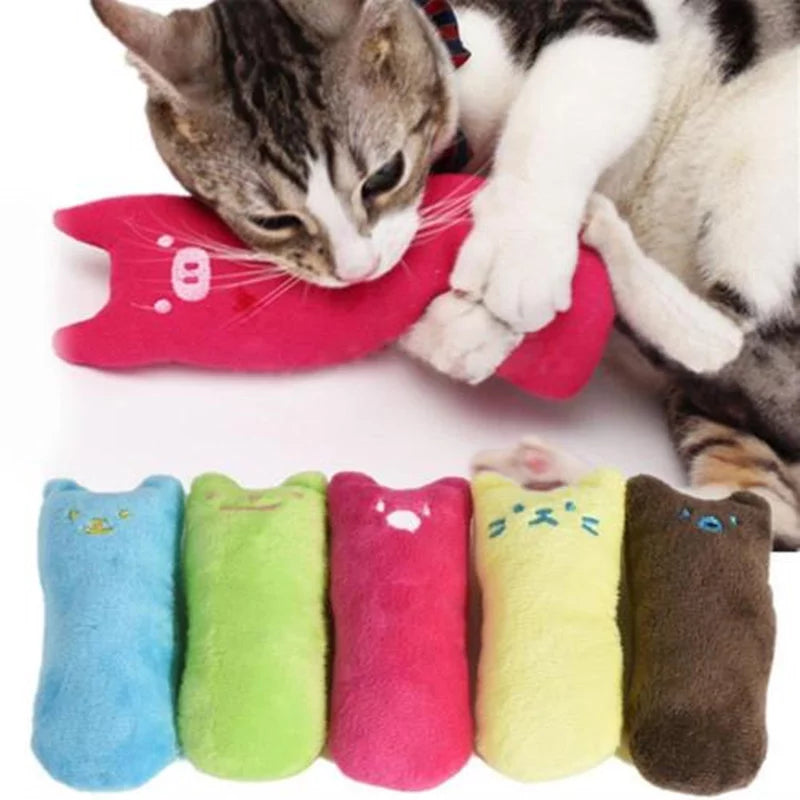 Catnip Cat Pillow Toy – Plush Bite & Play