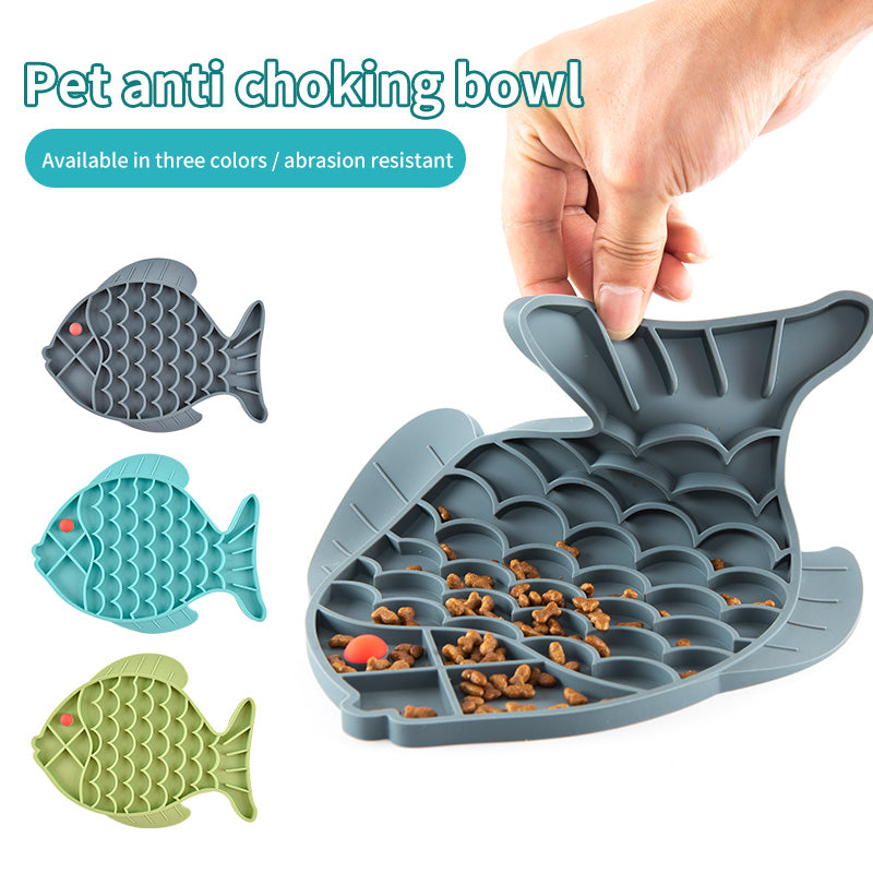 Silicone Slow Food Plate – Dog & Cat Licking Mat