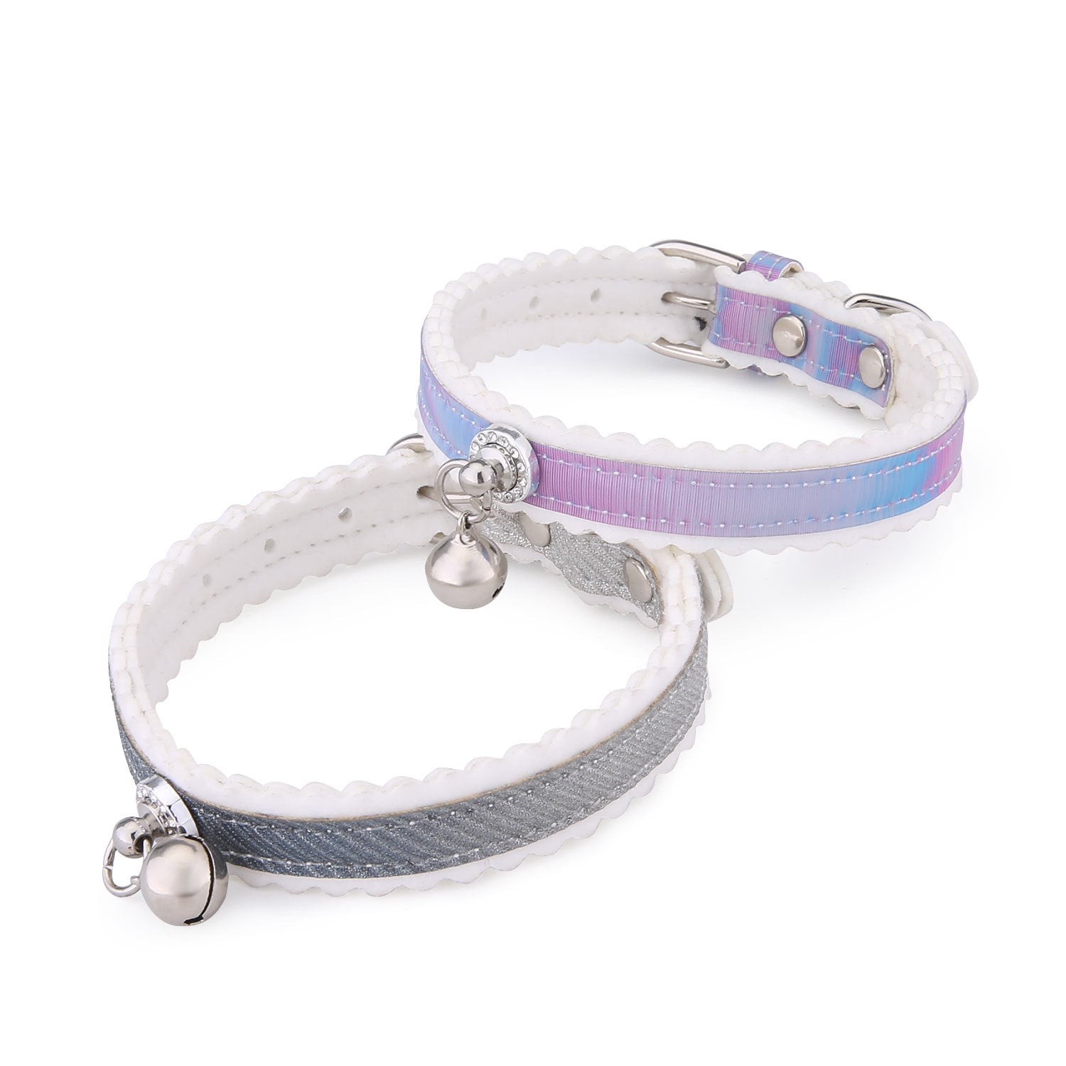 Gradient Color Cat Collar – Pet Bell Included