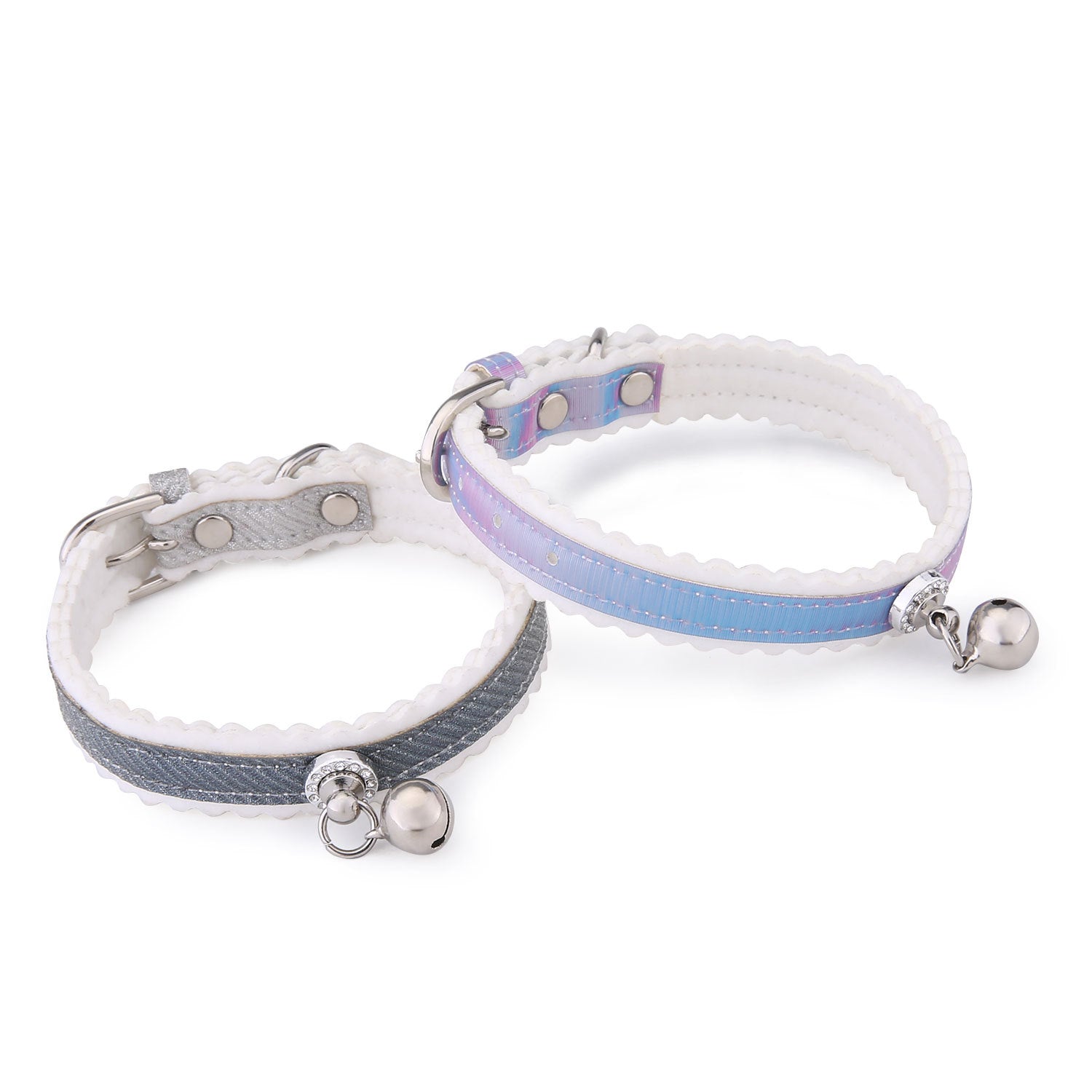 Gradient Color Cat Collar – Pet Bell Included