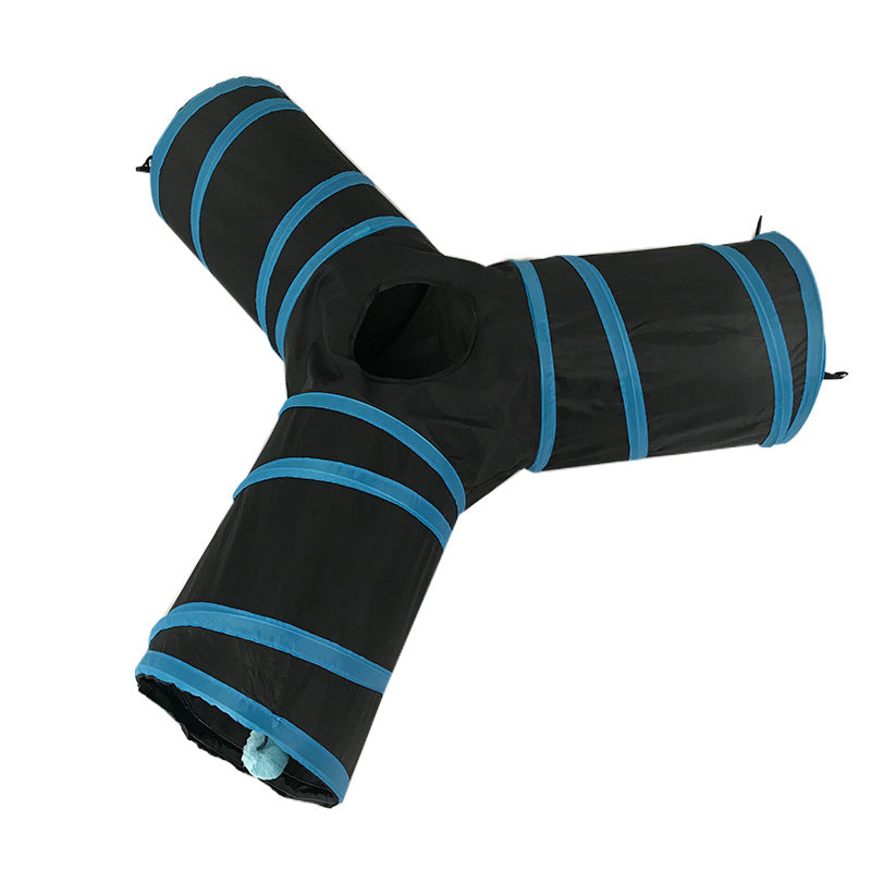 Y-Shaped Cat Tunnel – Foldable Funny Play Nest