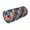 Foldable Cat Tunnel – Printed Play Toy