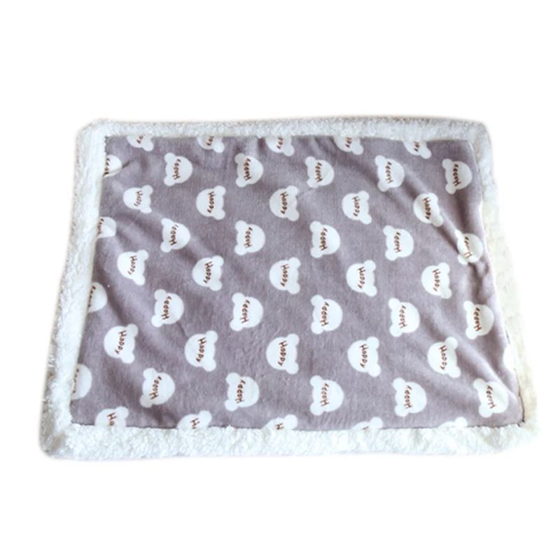 Thick Lamb Fleece Pet Blanket – Soft Winter Dog Cat Cushion
