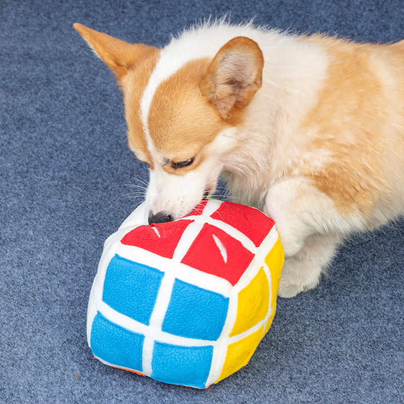 Rubik’s Cube Pet Puzzle – Sniffing Treat Toy