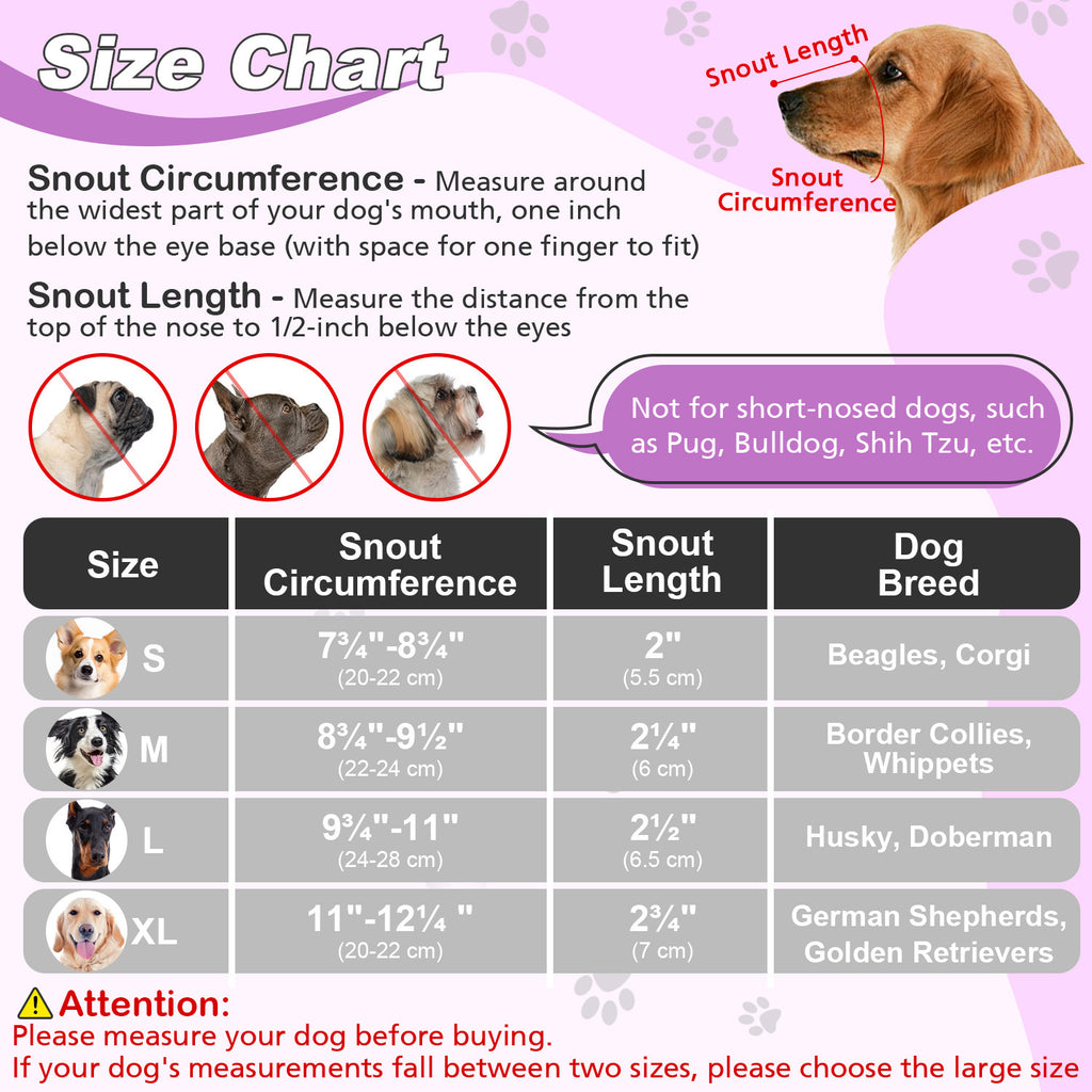 Breathable Mesh Dog Muzzle – Anti-Bite & Anti-Bark
