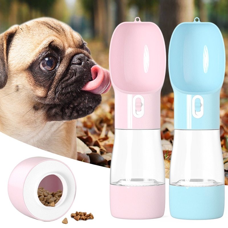 Leak-Proof Dog Water Bottle – Walks, Hikes & Trips