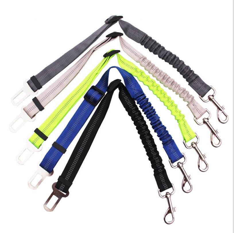 Adjustable Dog Seat Belt – Reflective Elastic Harness