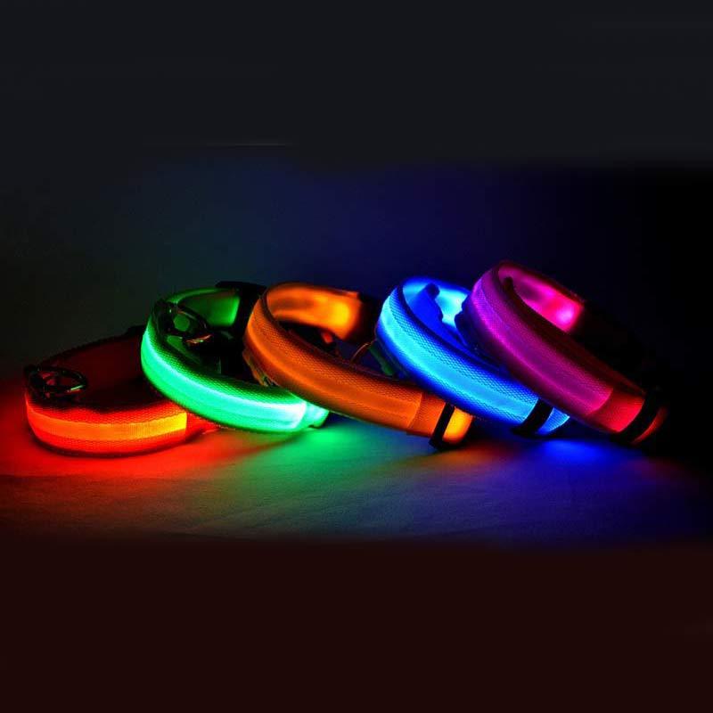 LED Glow Pet Collar – Night Safety for Dogs & Cats