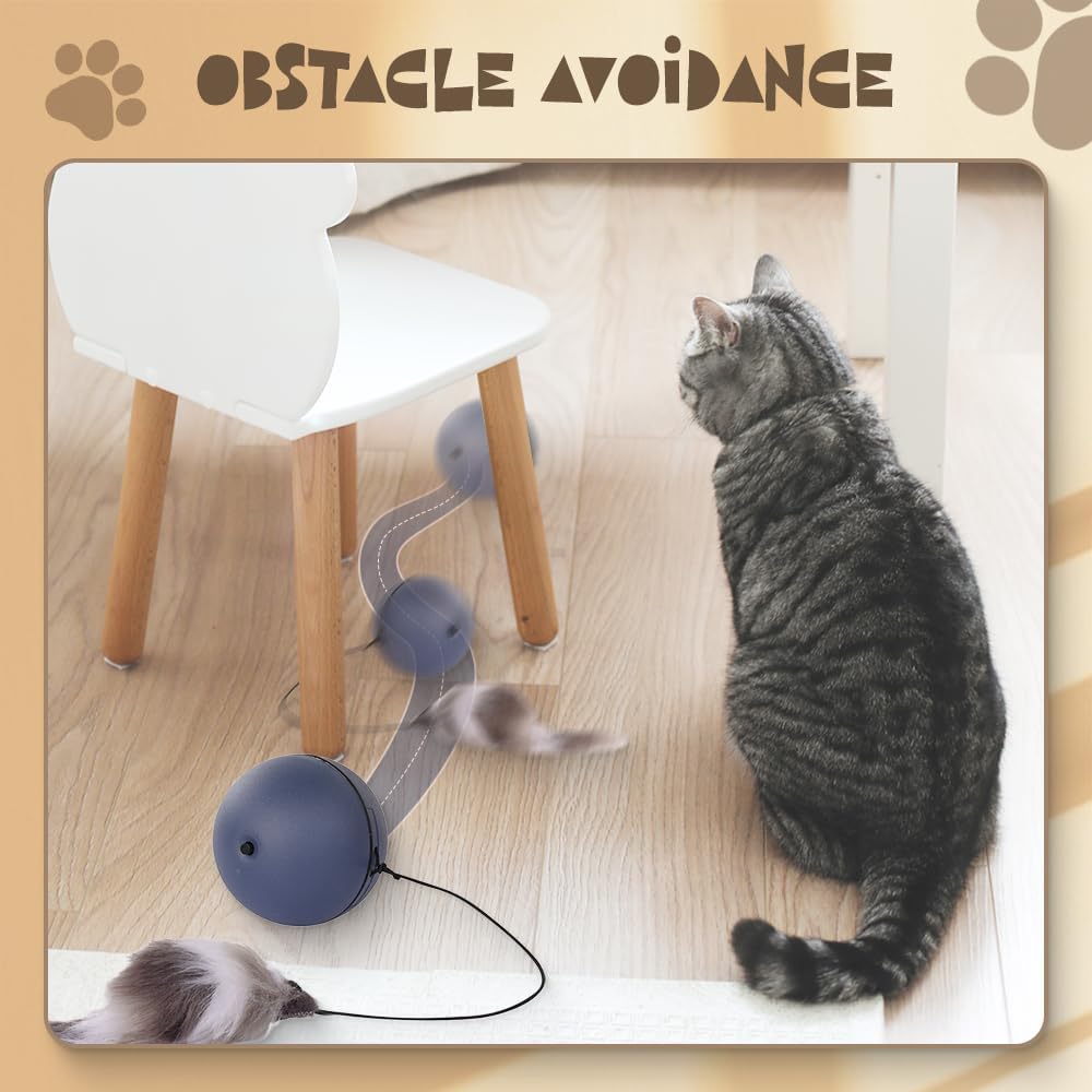 Interactive Cat Ball Toy – Automatic Smart Rolling