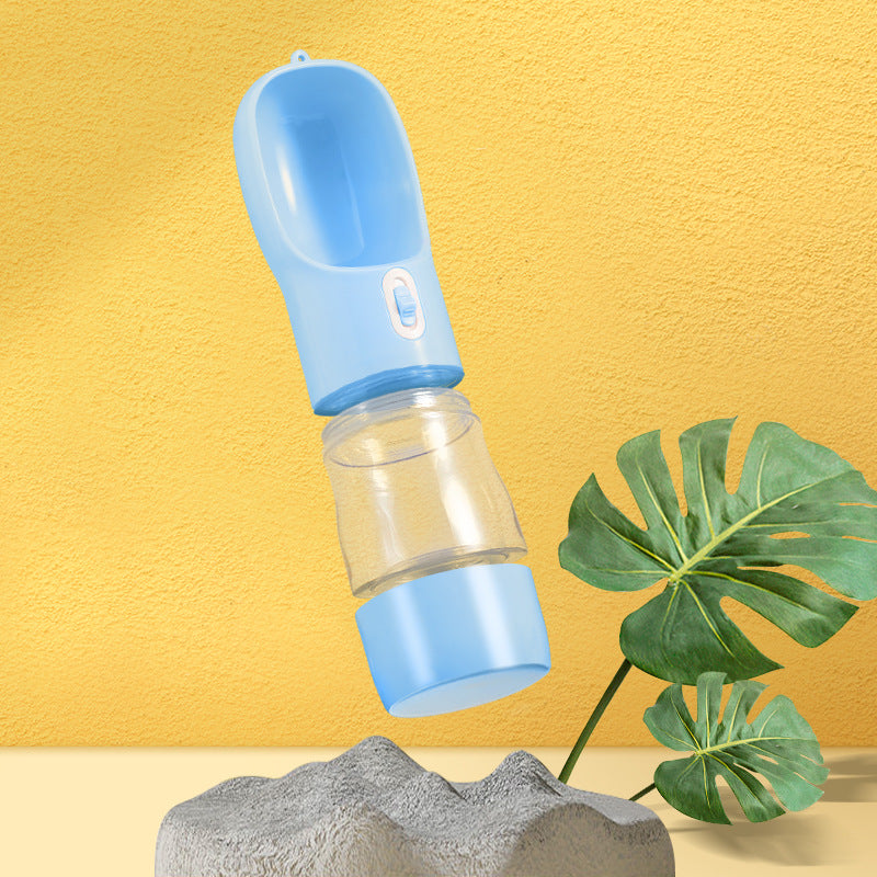 Pet Dog Water Bottle Feeder Bowl for Outdoor Travel