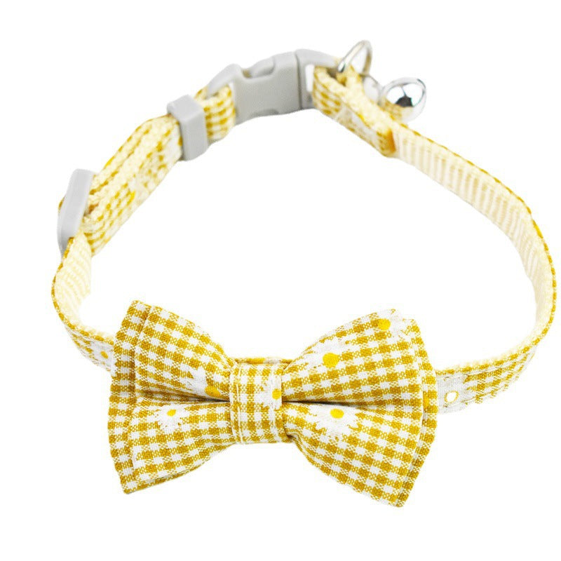 British Short Blue Cat Collar – Safety Buckle & Bell