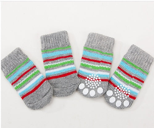 Non-Slip Bottom Pet Socks – Secure Paw Grip