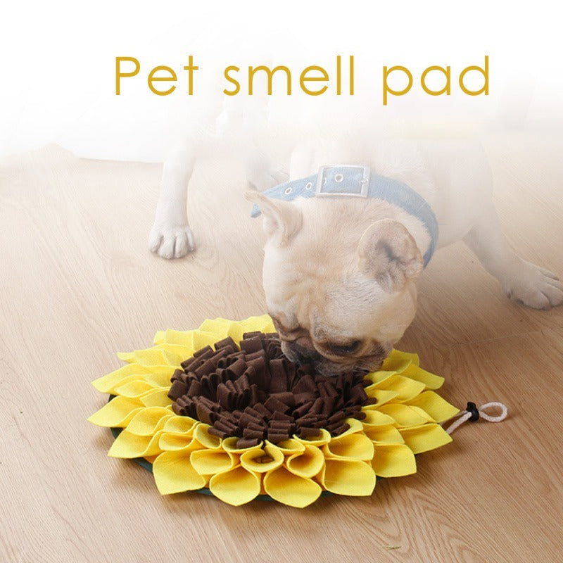 Sunflower Snuffle Mat – Fun Nosework for Happy Dogs