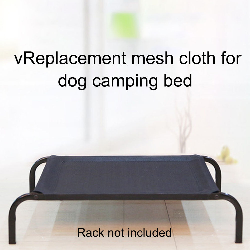 High-Walled Outdoor Trampoline Pet Bed Cot – Black