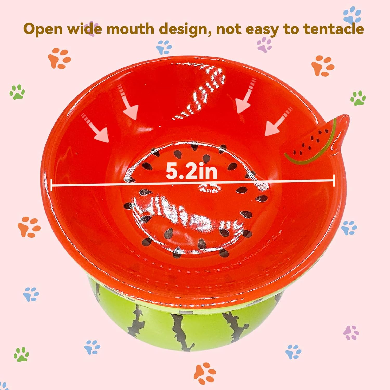 Ceramic Raised Cat Bowl – Anti Vomit Tilted Feeder