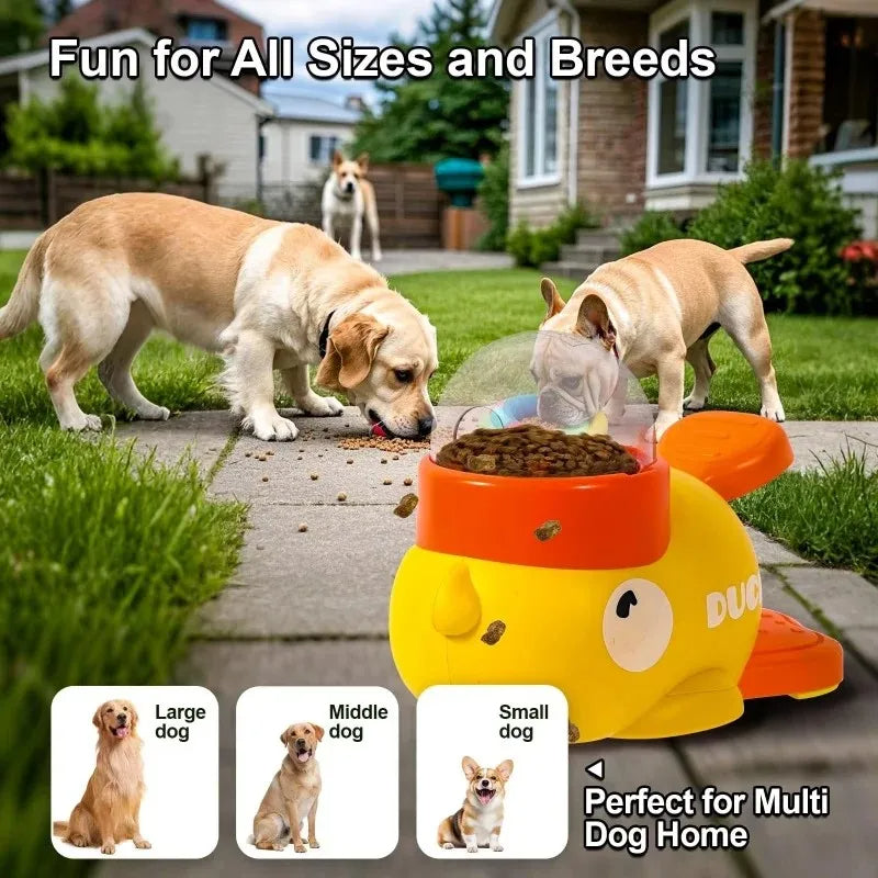 Cartoon Duck Dog Toy – Puzzle Slow Feeder