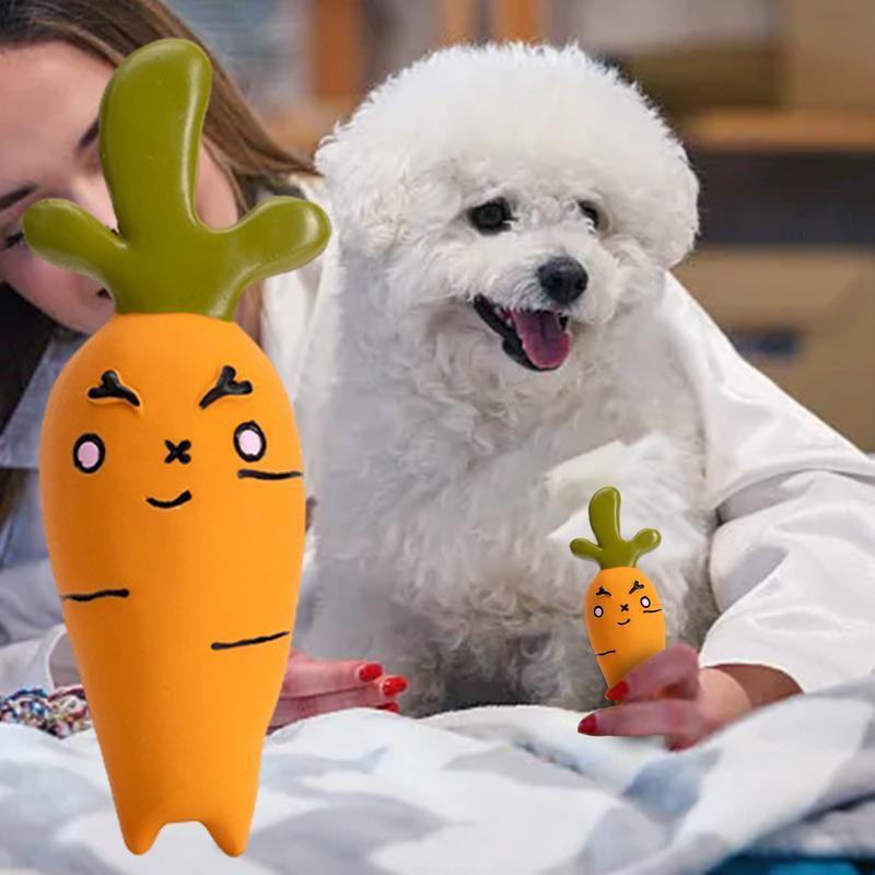 Cute Vegetable Dog Chew Toy – Cartoon Latex Teether
