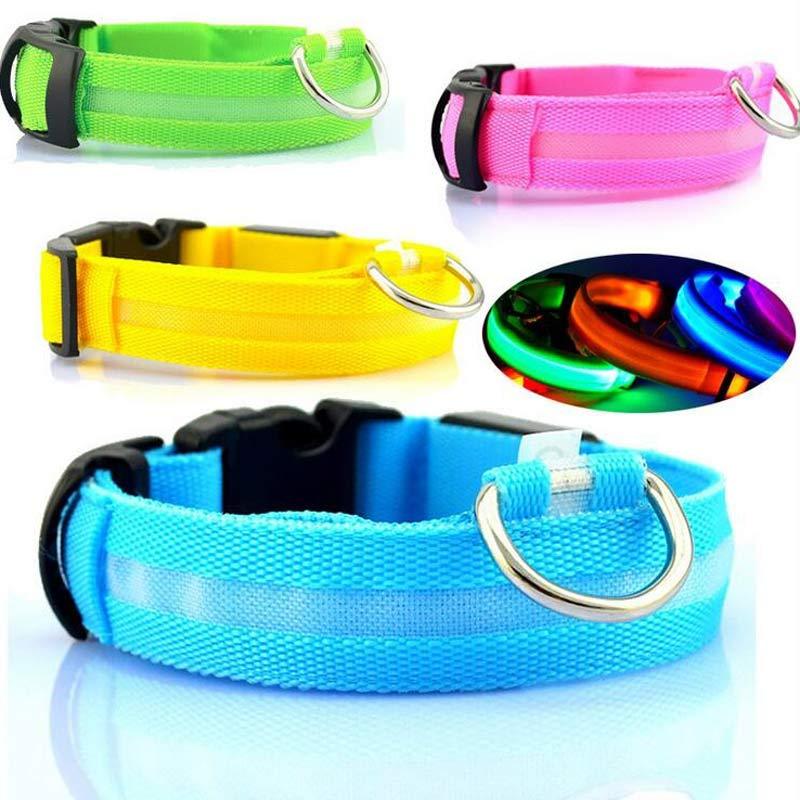 LED Glow Pet Collar – Night Safety for Dogs & Cats
