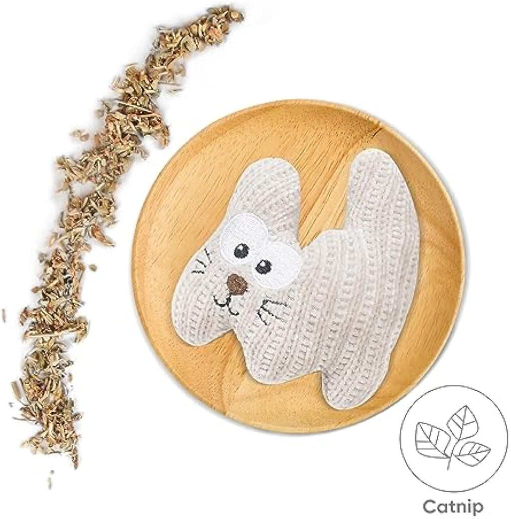Catnip Cat Toy – Plush Rope Chew with Bell