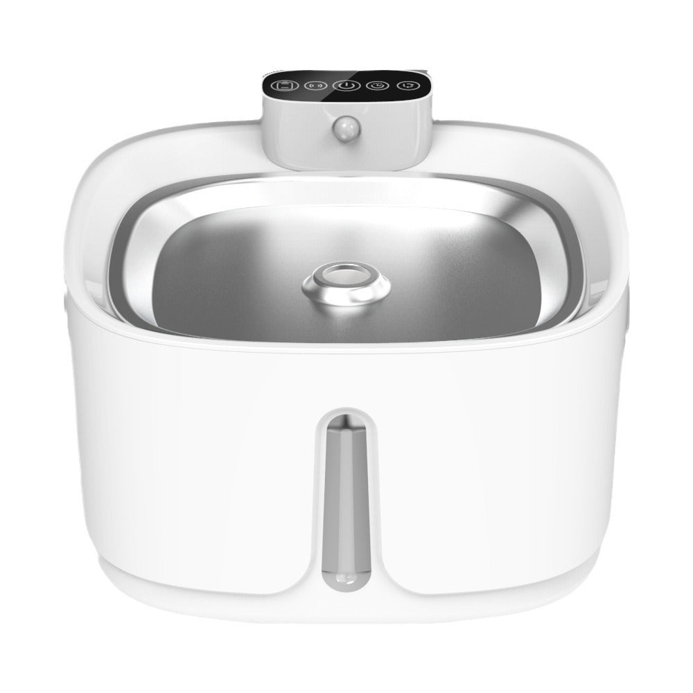 Smart Wireless Pet Water Fountain – Stainless Steel Design