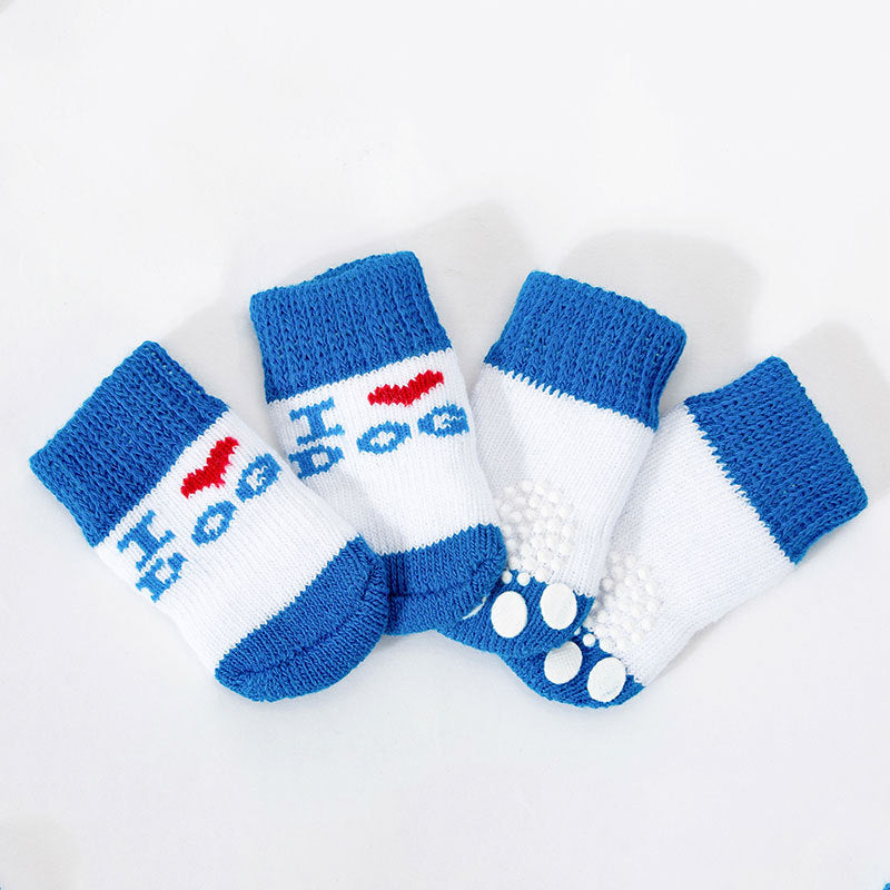 Non-Slip Bottom Pet Socks – Secure Paw Grip
