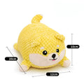 Calming Stuffed Dog Toy – Squeaky Plush Chew Pillow