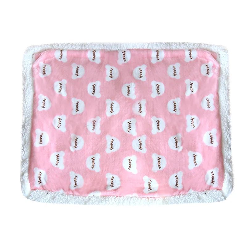 Thick Lamb Fleece Pet Blanket – Soft Winter Dog Cat Cushion
